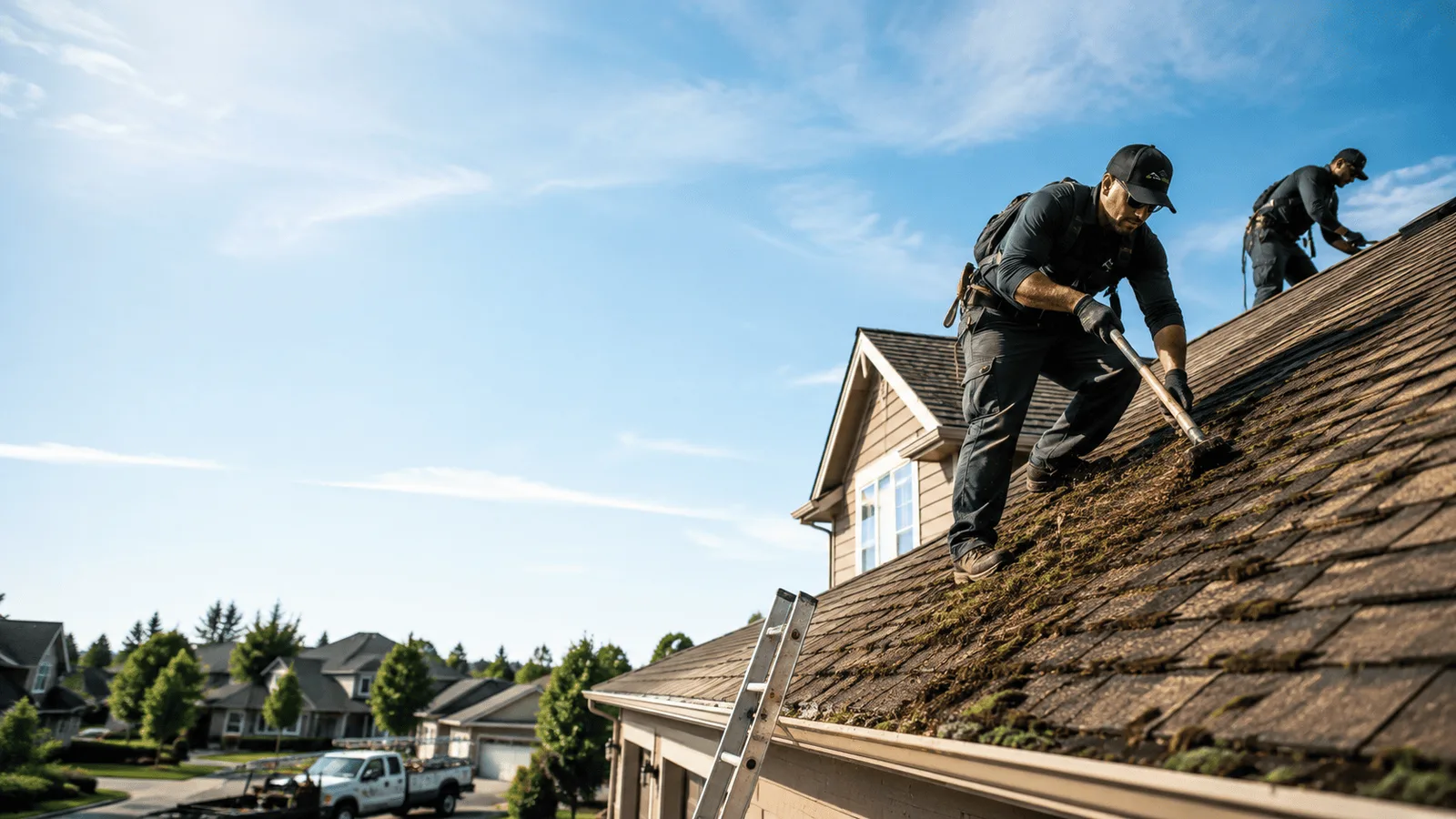 Roof Moss Removal in Scotts Hill, TN near me